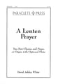 Lenten Prayer Two-Part choral sheet music cover